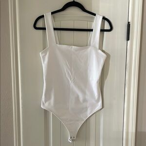 Abercrombie & Fitch White Bodysuit One Piece
